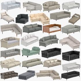 3D Sofas 02 CollectIon model